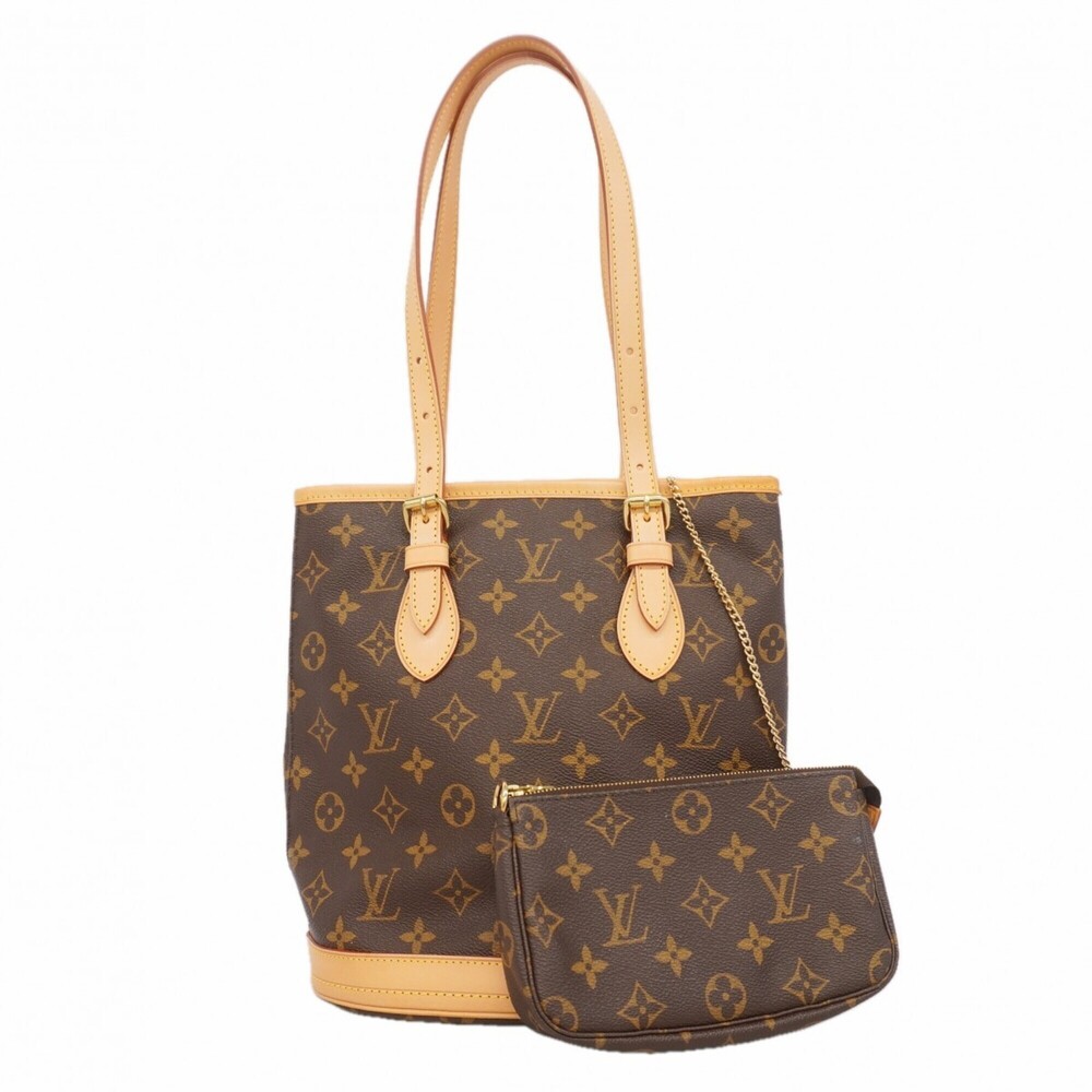 LOUIS VUITTON Brown Monogram Tote Bag